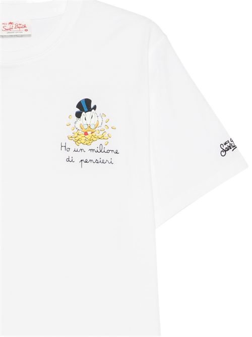 T-shirt uomo MC2 x Disney bianca MC2 SAINT BARTH | PORTOFINO04206L